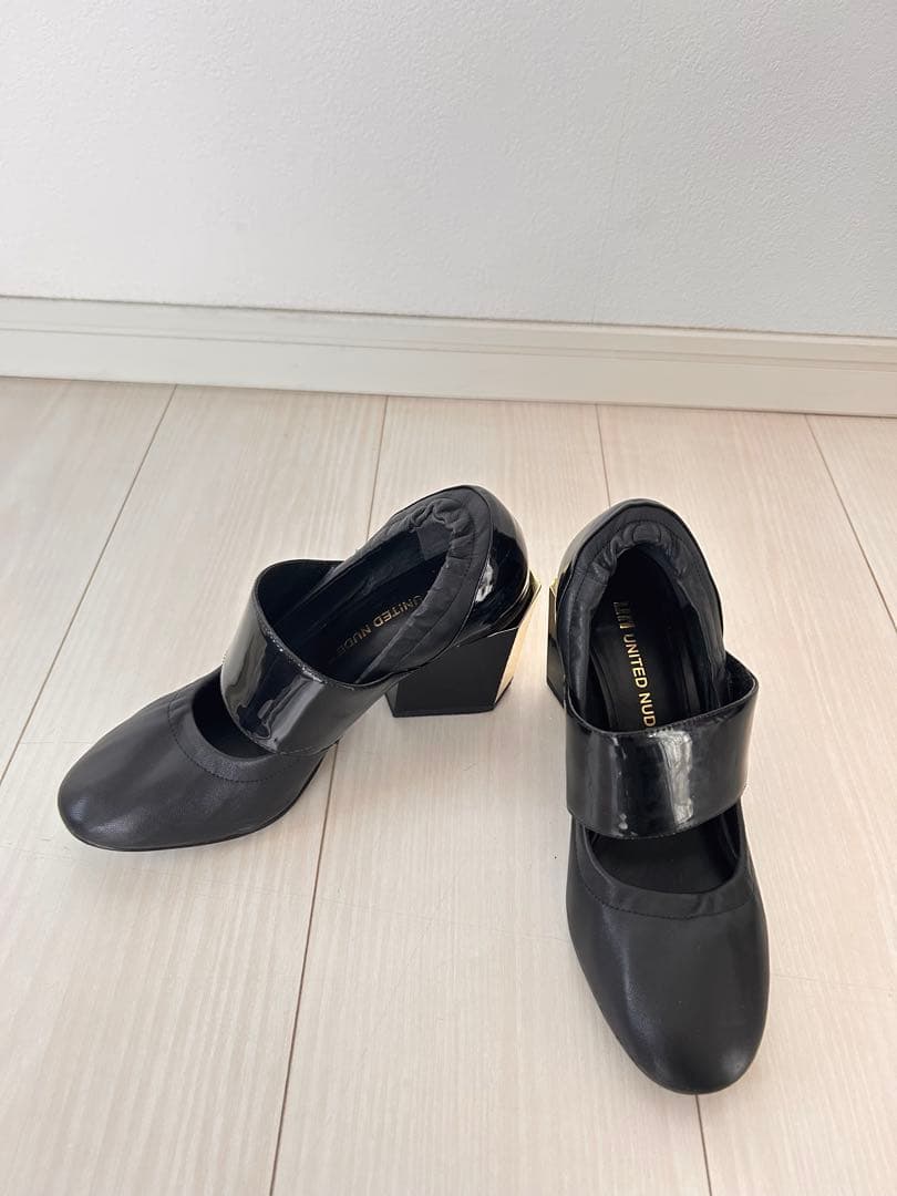 UNITED NUDE ユナイテッドヌードブラックパンプス 37