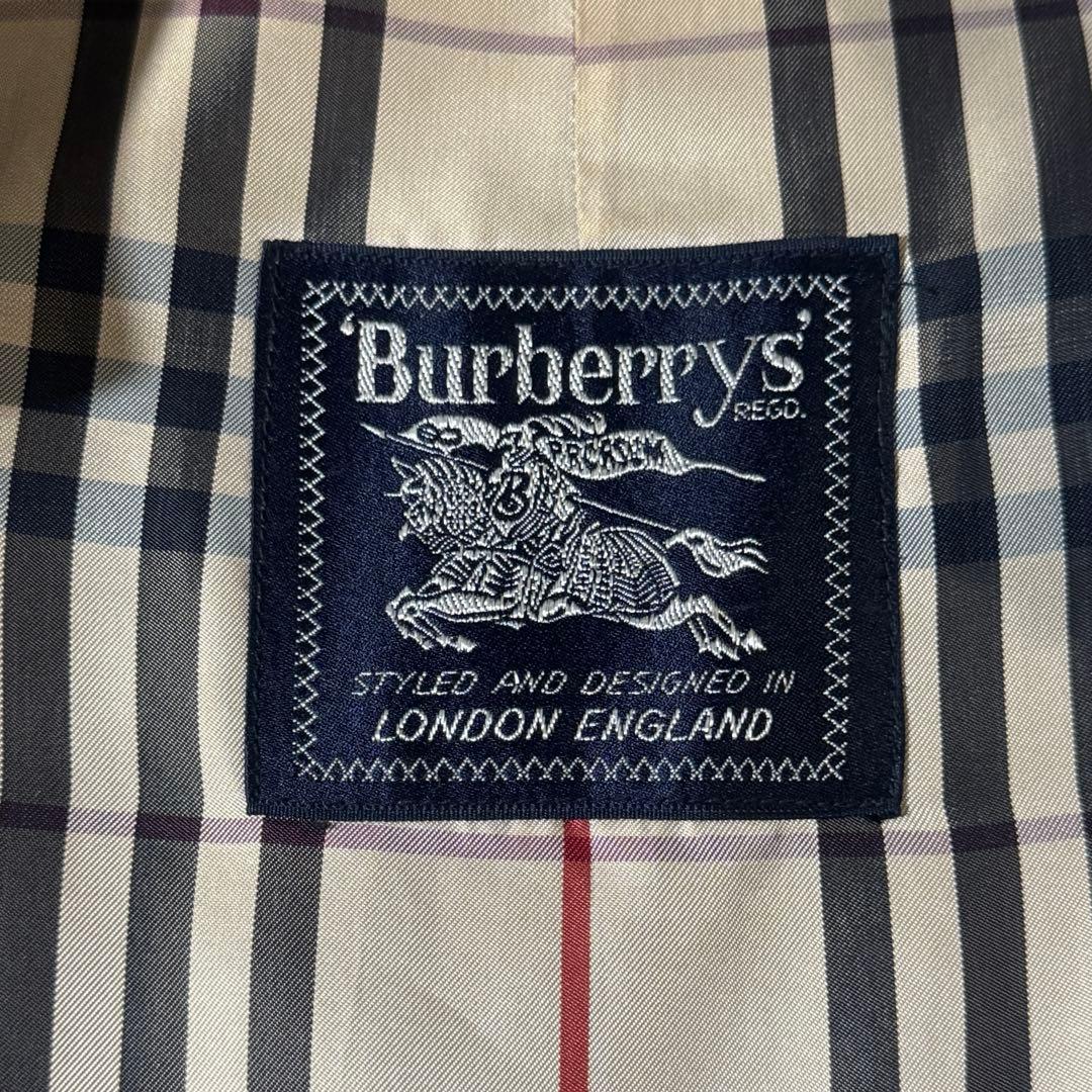 ヴィンテージ✨訳あり✨バーバリーズ トレンチコート カーキ色 ノバチェック