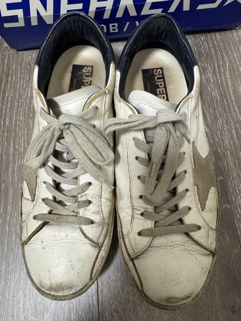 GOLDEN  Superstar レザー スター ホワイト IT43