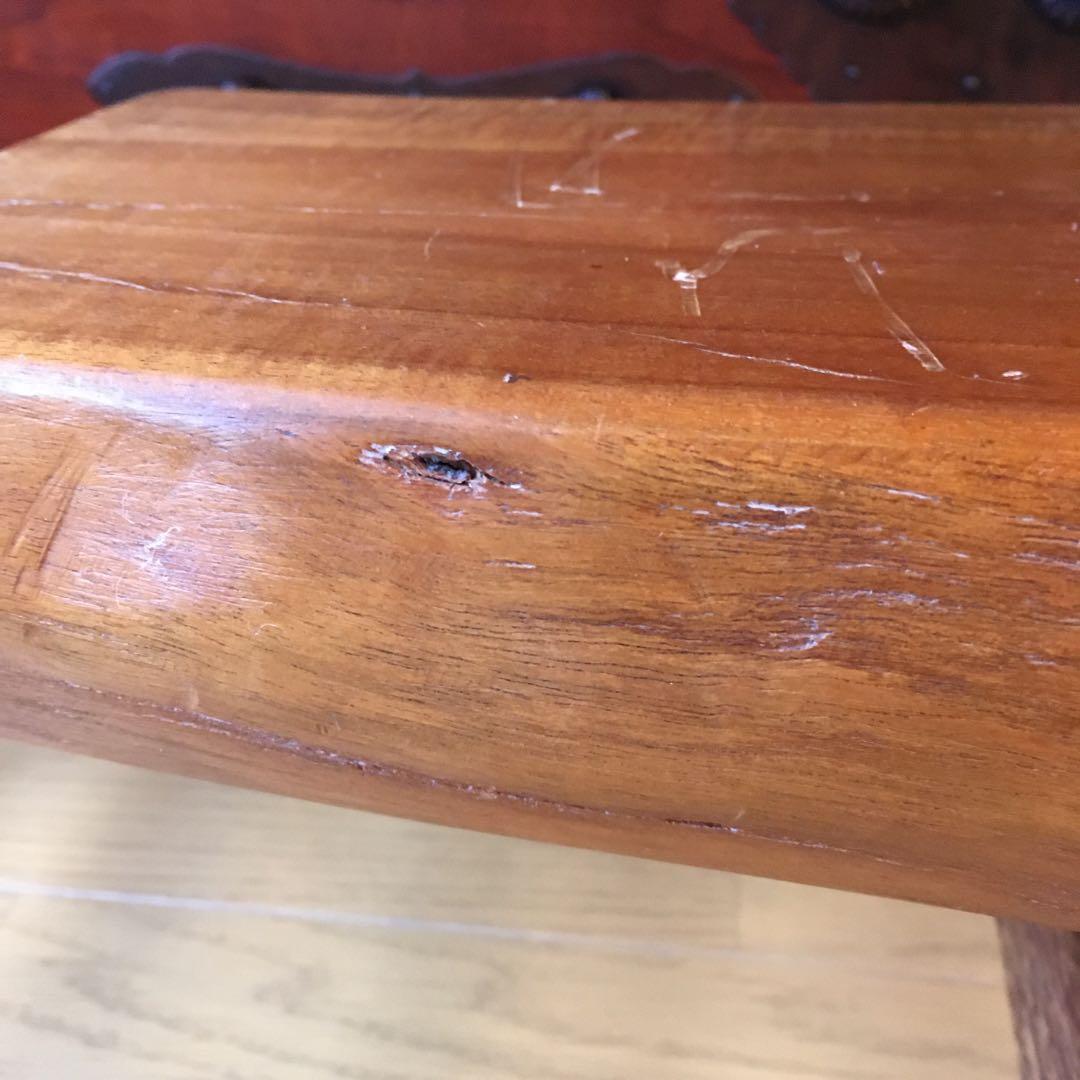 無垢材 天然木ミニベンチ