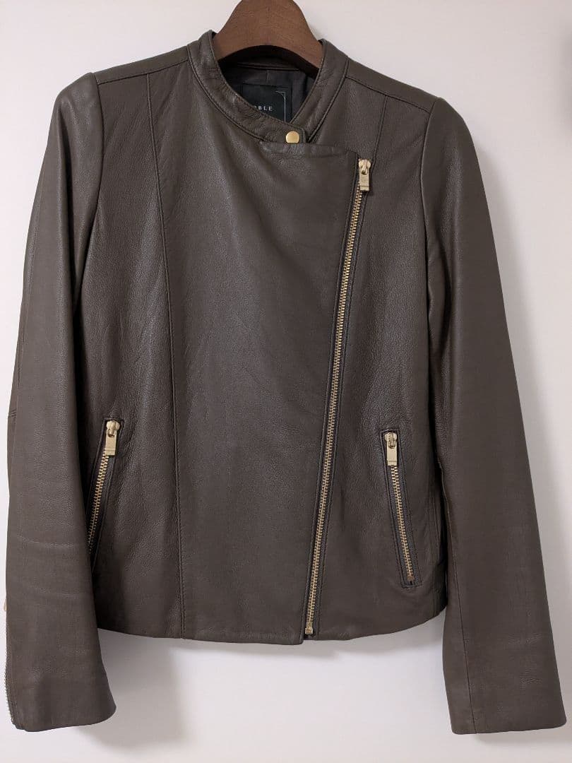 スビック＆スパン NOBLE ラムレザー ライダース ジャケット 本革