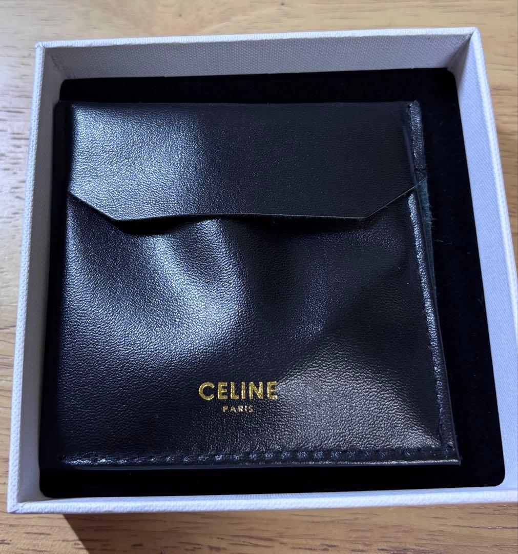 ギ*ン様 CELINE シルバーピアス 箱付き