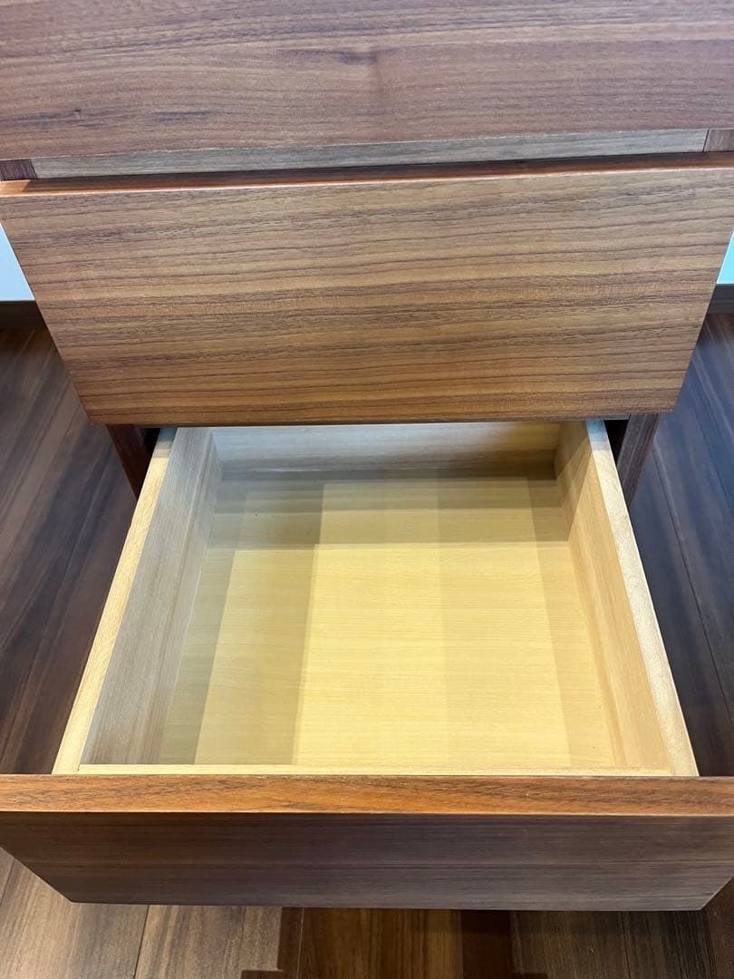 無印良品　4段チェスト　ウォルナット