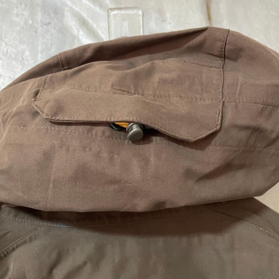 Burtonバートンスキーウェアスノーボードジャケットパーカーフード茶色ブラウン