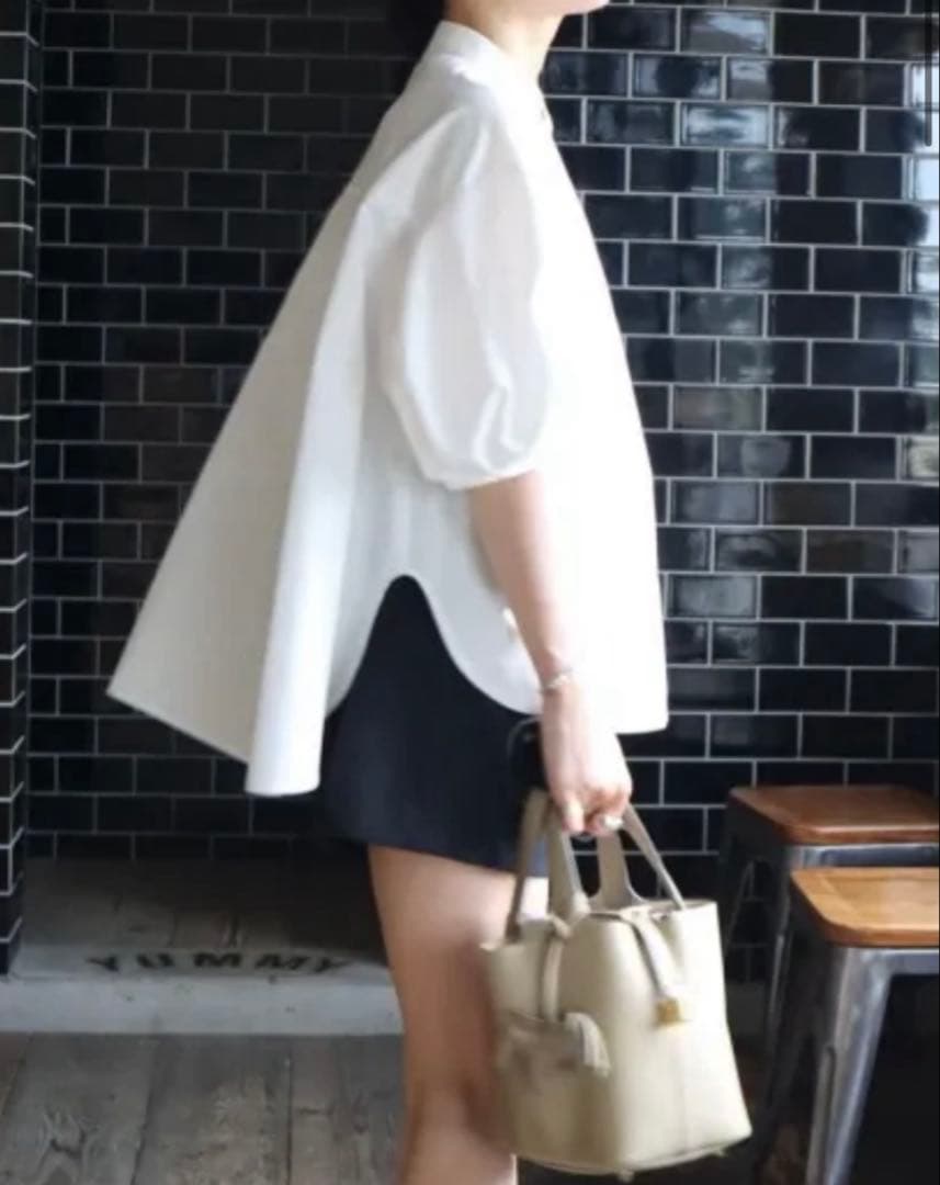 【新品未使用】epa half oxford shirt\"WHT\"