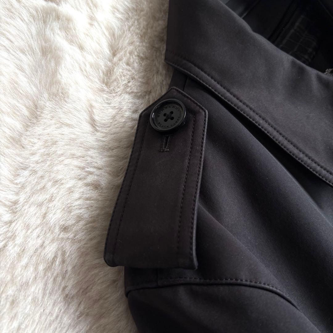 美品L✨バーバリーブラックレーベル トレンチコート ライナー ノバチェック