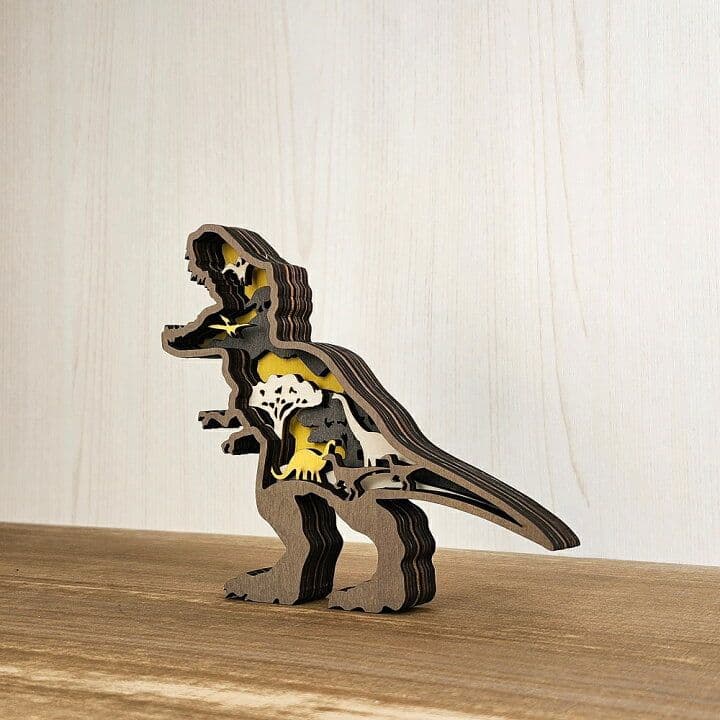 木製置物】ティラノサウルス恐竜★ジュラシックワールド グッズ置物 雑貨オブジェ