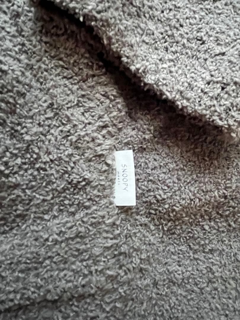 ●未使用●タグ付●ジェラートピケ　スヌーピー　パーカー　グレー