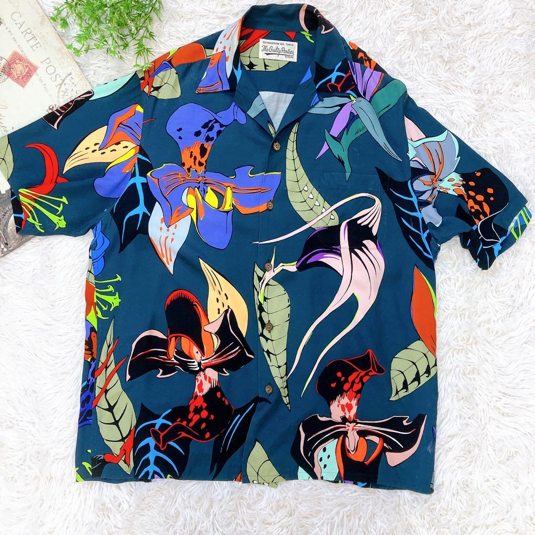 WACKO MARIA 開襟シャツ 21ss 天国東京百花図 ワコマリア アロハ