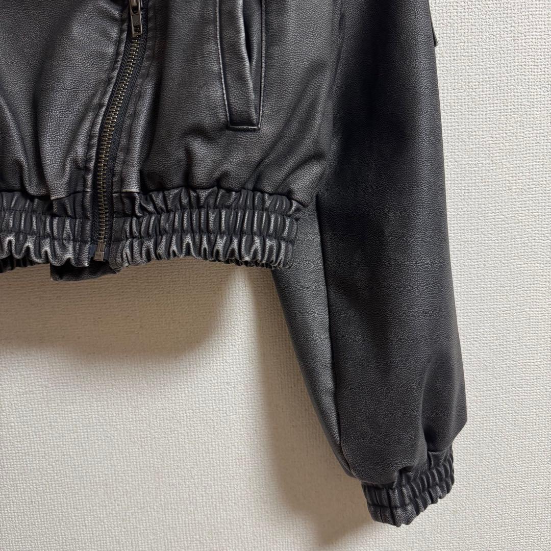 Darich アンティークレザージャケット プリーツショートパンツ セットアップ