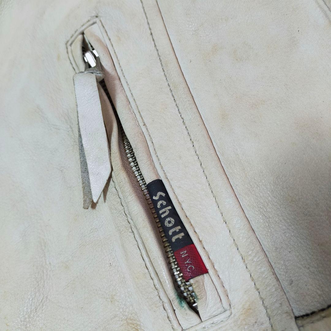 SCHOTT　L　クラッシックレーサーシングルライダースジャケット