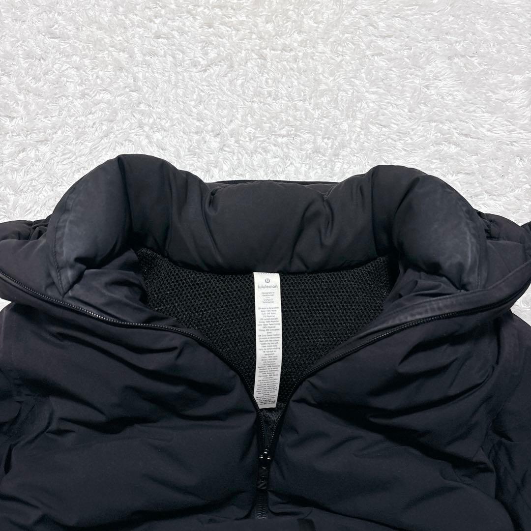lululemon ルルレモン ダウンコート フーデッドコート ロングコート 黒