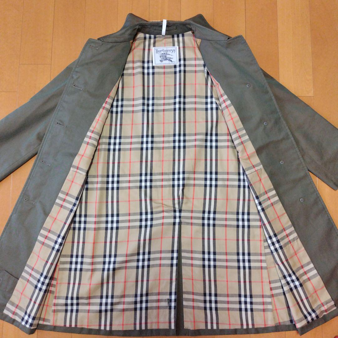 BURBERRY バーバリー ステンカラーコート 玉虫色 ミドル ロング 白タグ