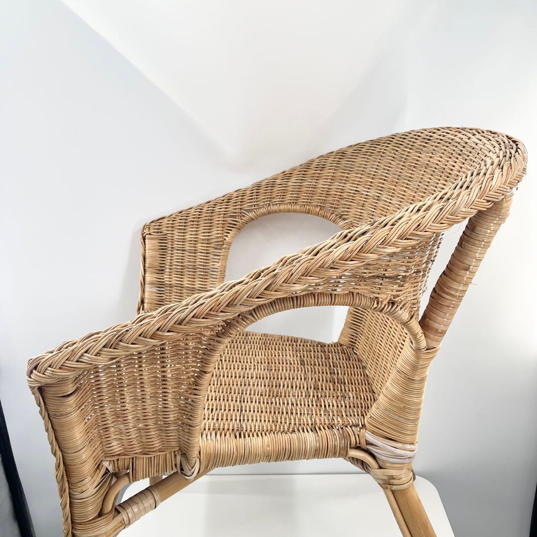 良品 IKEA イケア ラタンチェア アームチェア 籐 アーゲン AGEN