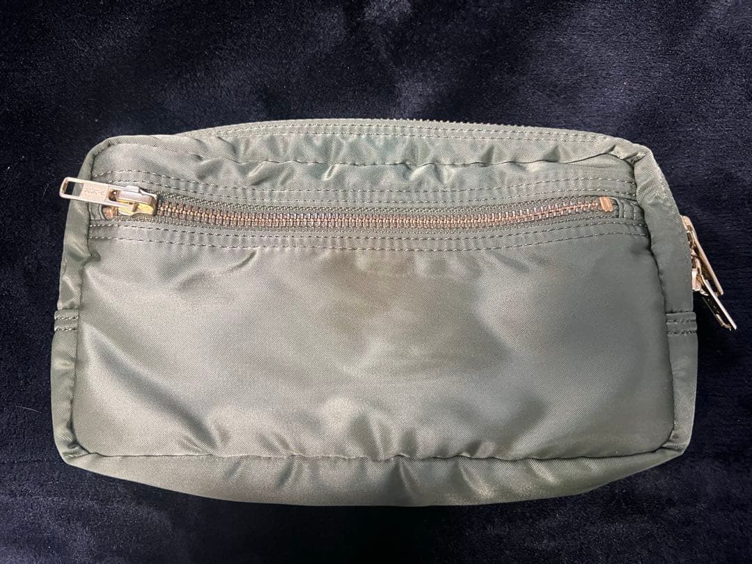 PORTER セージグリーン ポーチ　タンカー