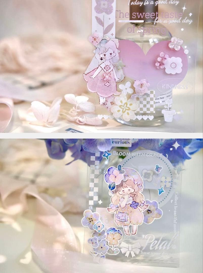 雀斑茶《花帘》海外マスキングテープ　マステ 【2232】