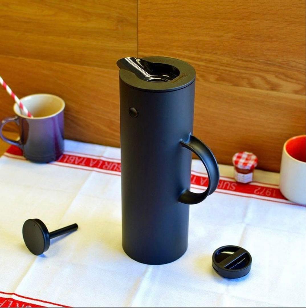 ステルトン ジャグ バキュームジャグ ソフトブラック 1L Stelton