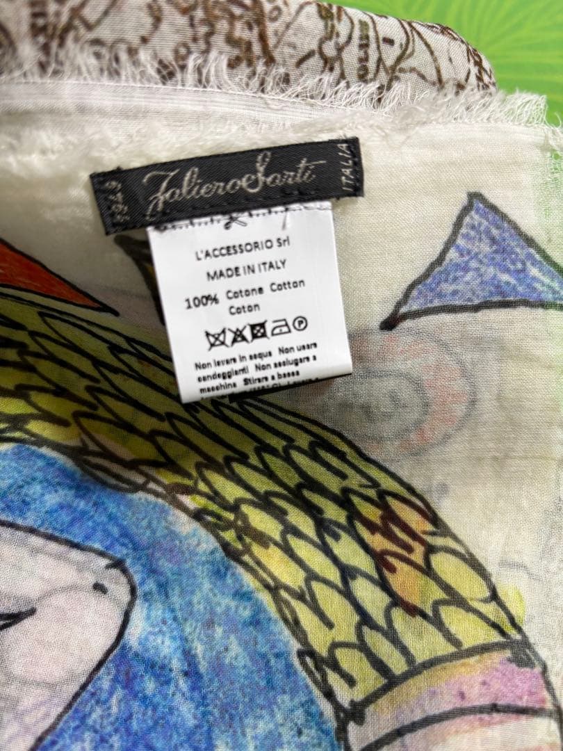 Faliero Sarti ファリエロ　サルティ 大判ストール