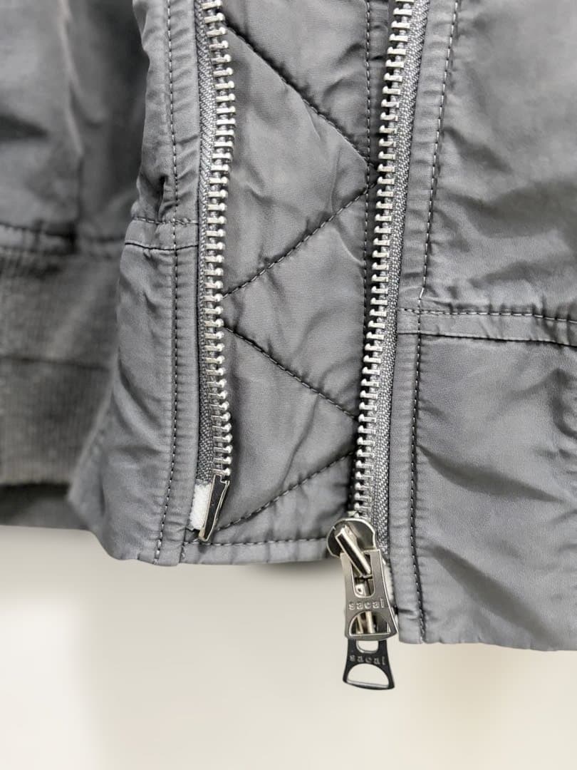 sacai グレー MA-1 リバーシブル