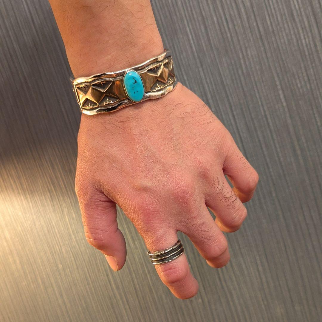 BIGHAND ビッグハンド ターコイズバングル A BOMBER