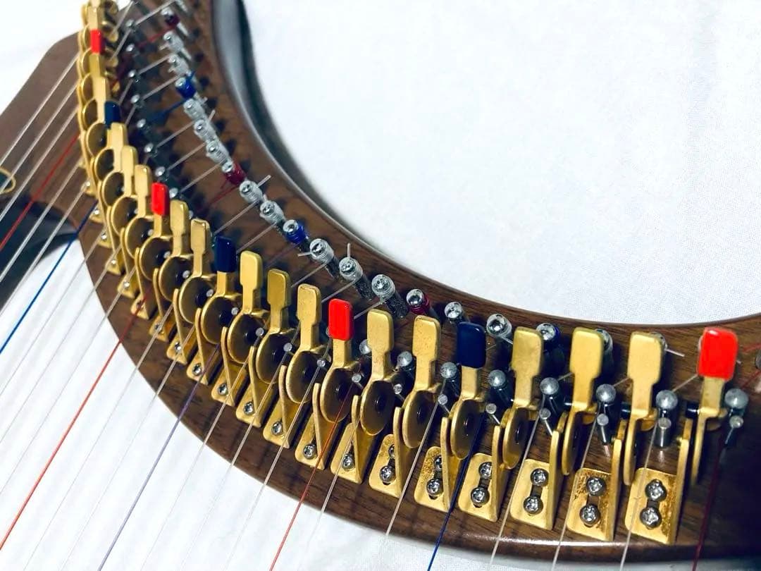 AOYAMA 25S 青山ハープ 25弦 コンパクト ノンペダル 軽量 ケース付