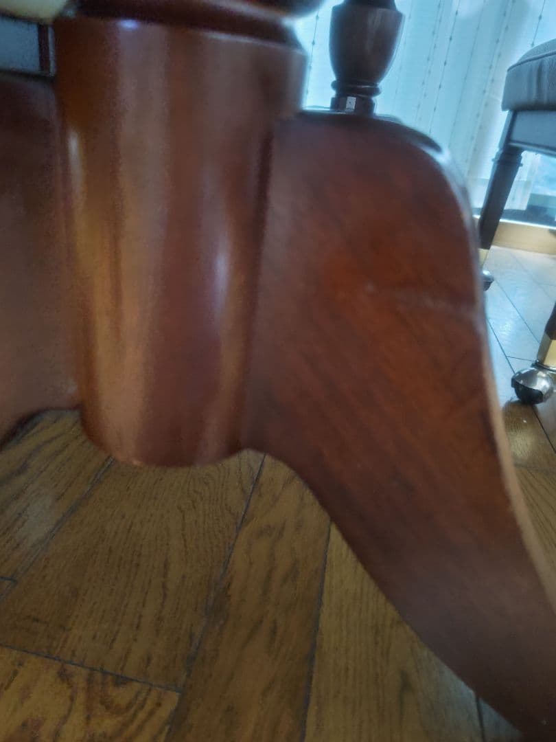 アンティーク調　マルニ木工　地中海ダイニングテーブル（伸長式）