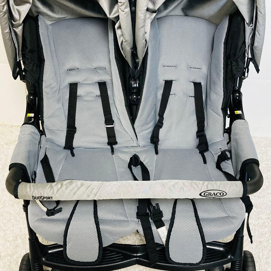 【美品】【おまけ付き】グレコ　2人乗りベビーカー　デュオスポーツ　双子　年子
