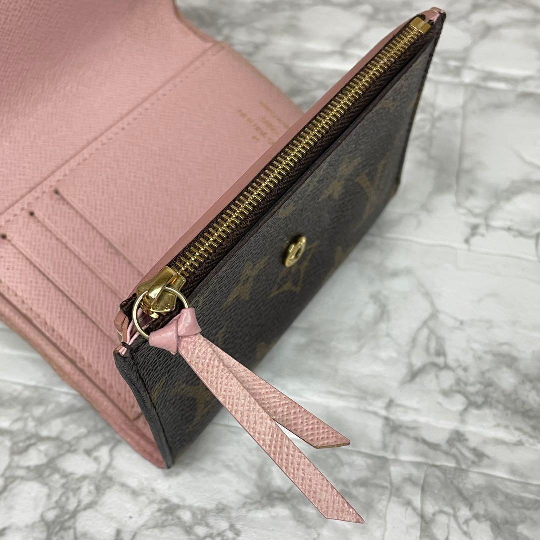 ルイヴィトン ポルトフォイユヴィクトリーヌ 財布 ローズバレリーヌ ピンク