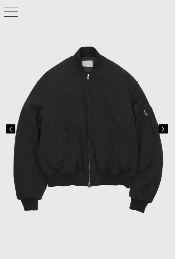 セロニア)1回着用)YOKE25AW Flight Jacketサイズ3