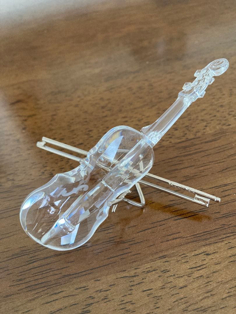 スワロフスキー swarovski 廃盤品 バイオリン スタンド付203056