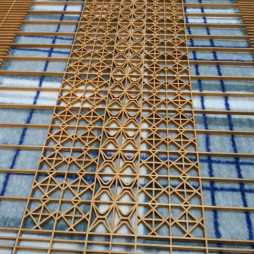 昭和レトロ 組子欄間 1枚 書院障子 建具 衝立 引戸 ガラス戸