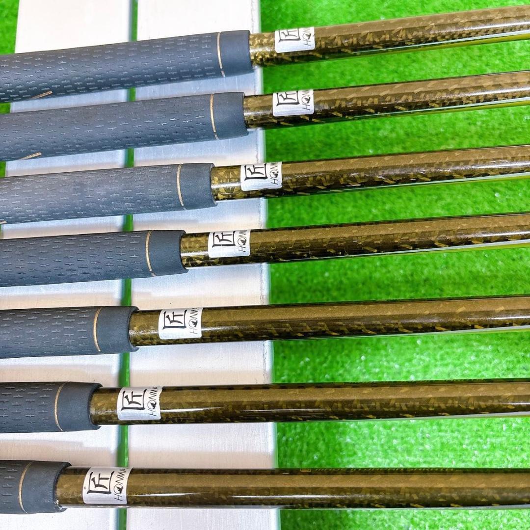 高級 HONMA BERER IS-02 メンズ　ゴルフ 7本　セット 匠ラベル