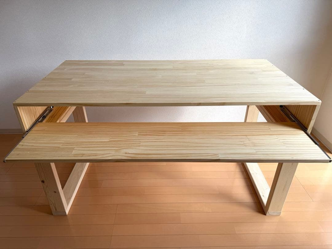 DTMデスク スライドテーブルつき