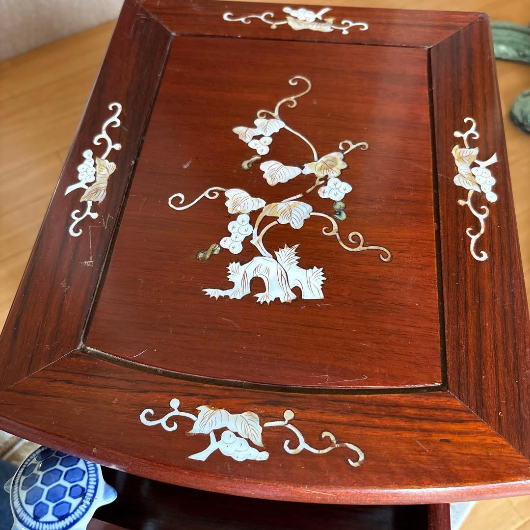 高級木製❣️花梨❣️四段引き出し 箪笥