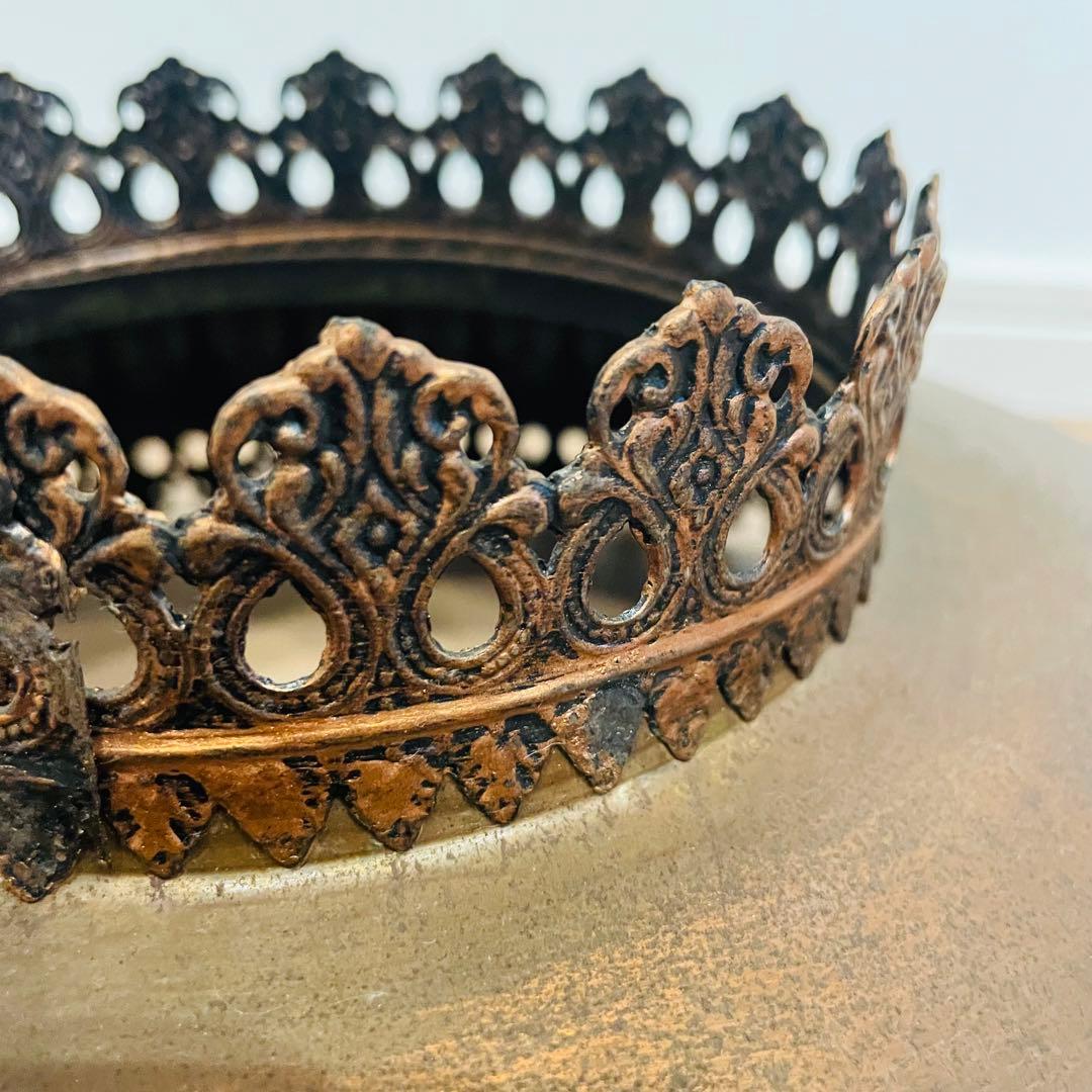 アンティーク 吊り下げランプ アイアン照明 レトロガラスペンダントランプ灯 電傘