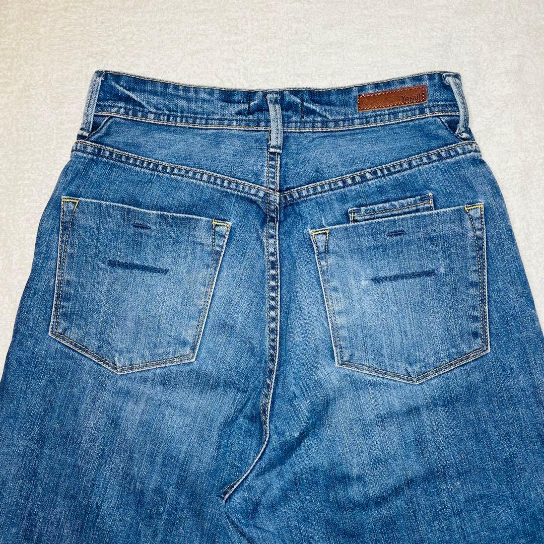 美品 YANUK ヤヌーク ボーイズストレートデニムパンツ レア w25