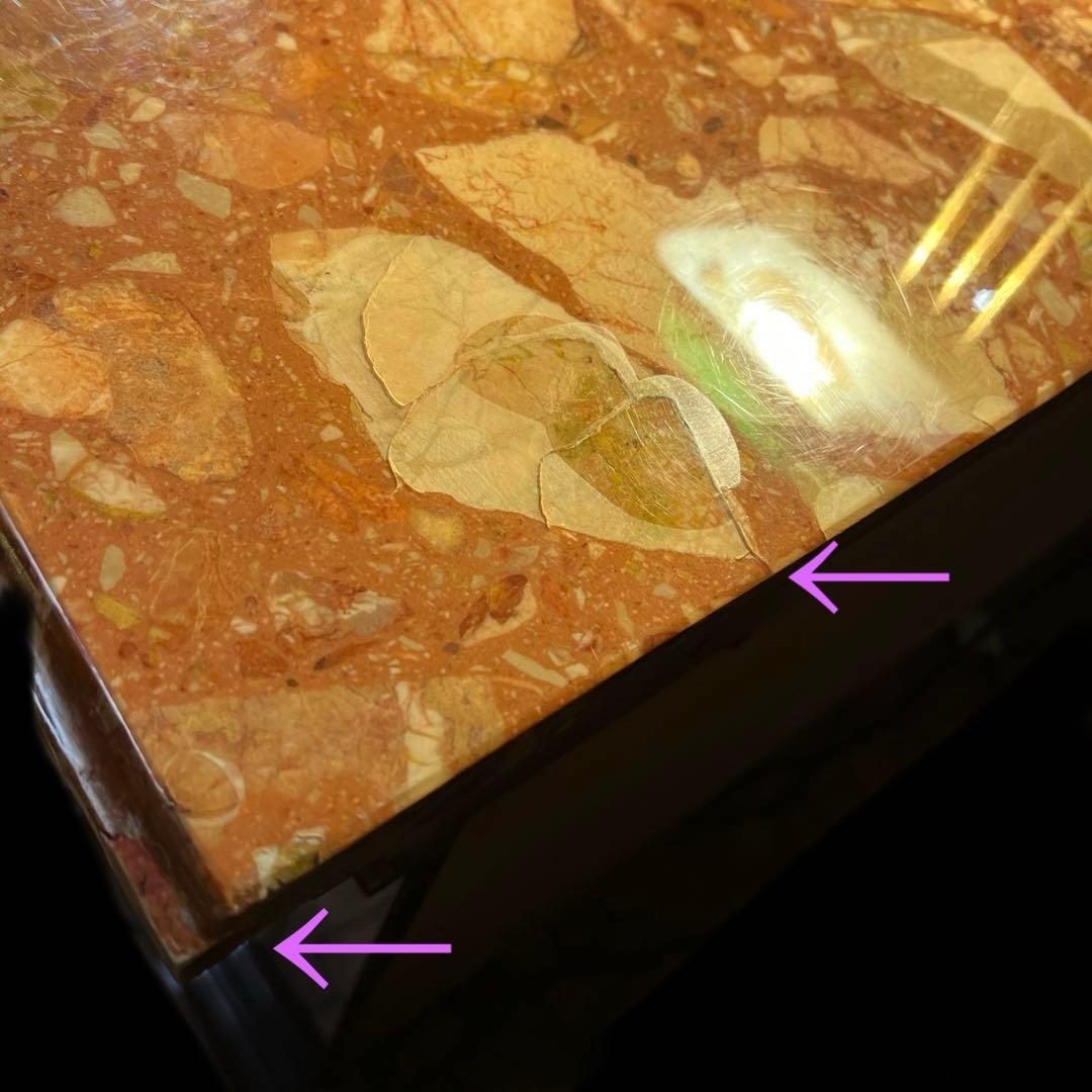 ラルフローレン・ブティック什器イタリア製ロココ貝殻花柄キャビネット　50年前