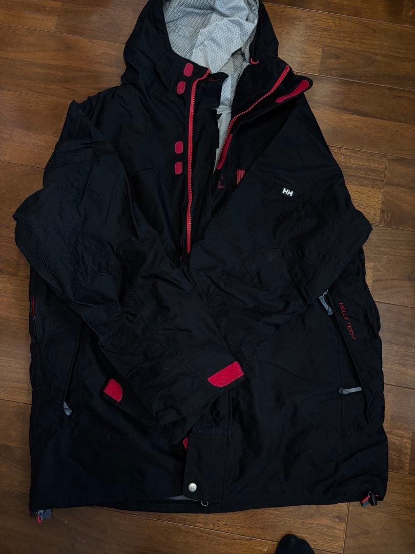 ヘリーハンセン スノボウェア 上下セット HELLY TECH 小物おまけ付き