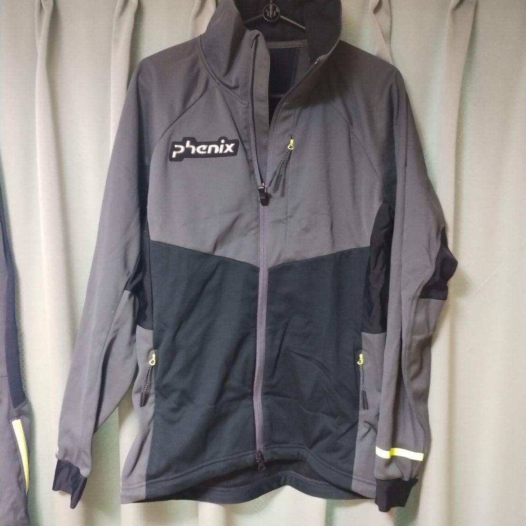 だんくん、phenix orcashellメンズジャージ グレー/ブラック