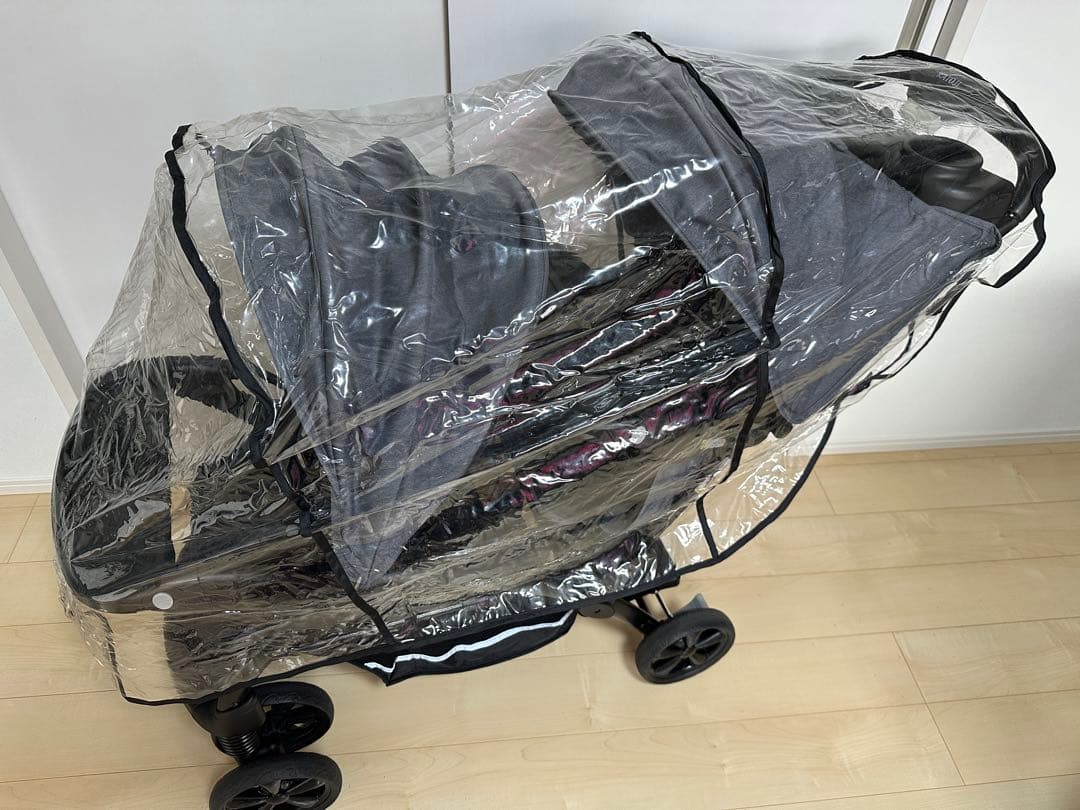 カトージ 二人乗りベビーカー 二人でゴーDX