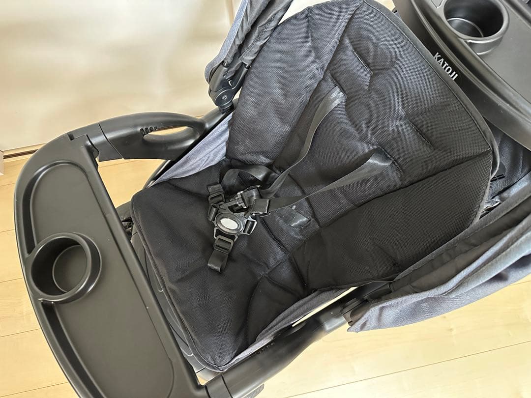 カトージ 二人乗りベビーカー 二人でゴーDX