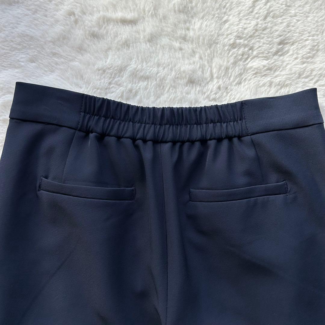 美品✨️ THE SHOP TK パンツスーツ ノーカラー ネイビー フォーマル