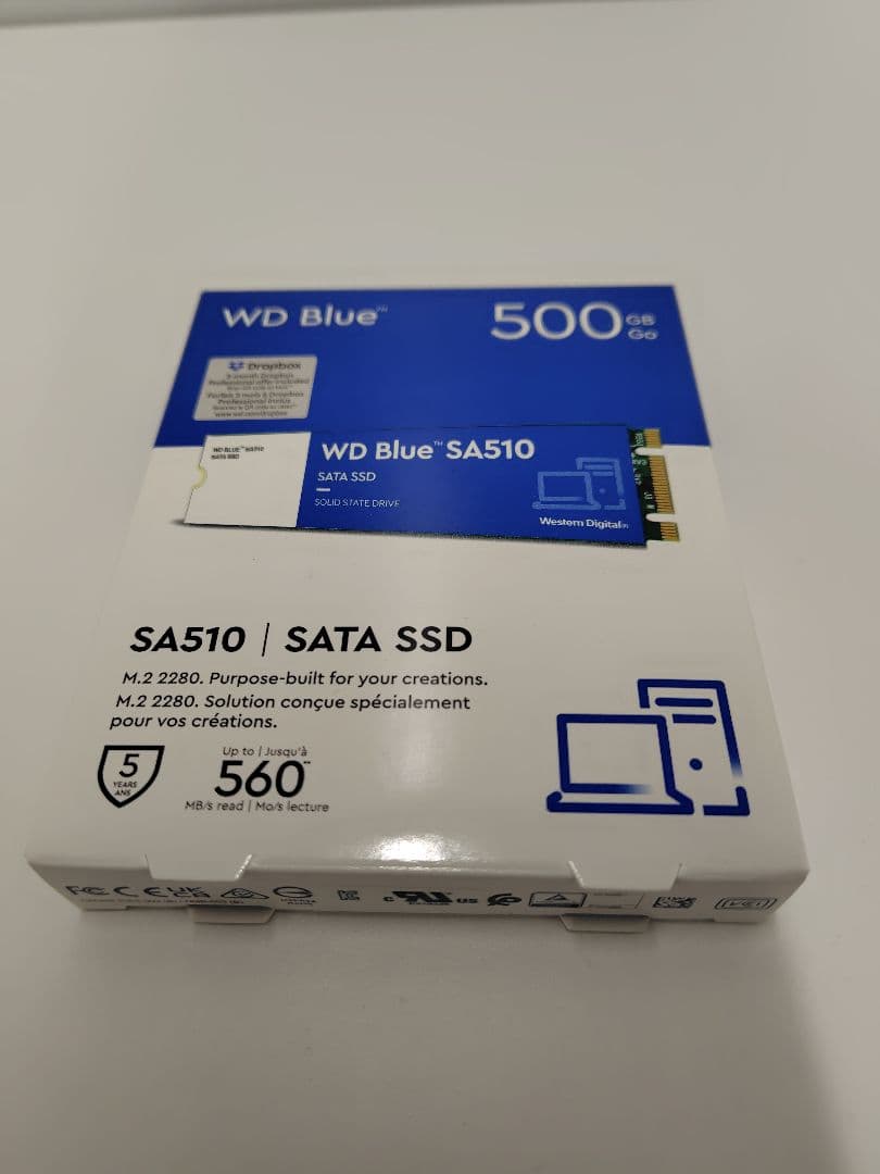 【新品未開封】WD Blue SA510 500GB SATA SSD