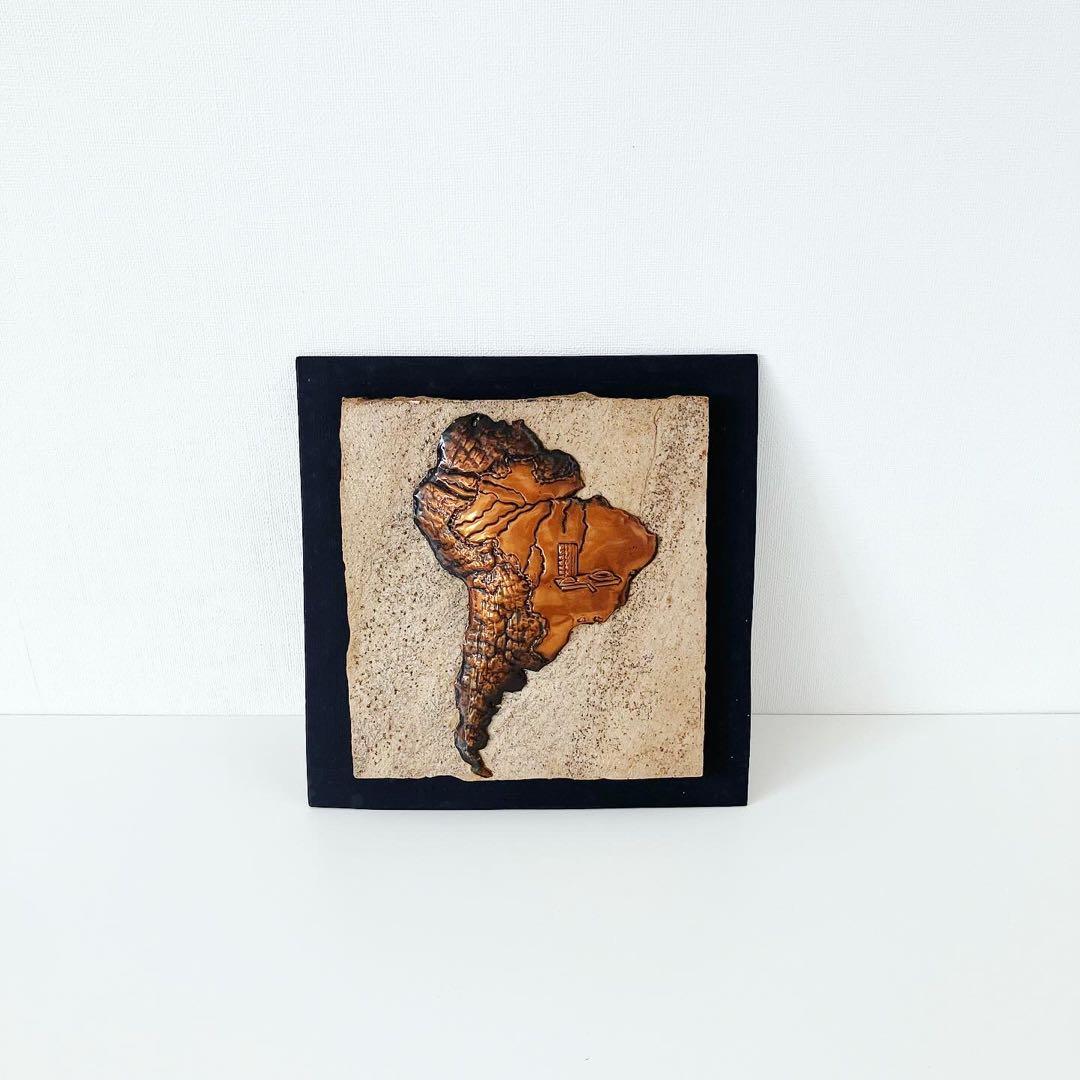 ウォールデコ　ビンテージ雑貨　コッパーアート　　古物　蚤の市　ブロカント