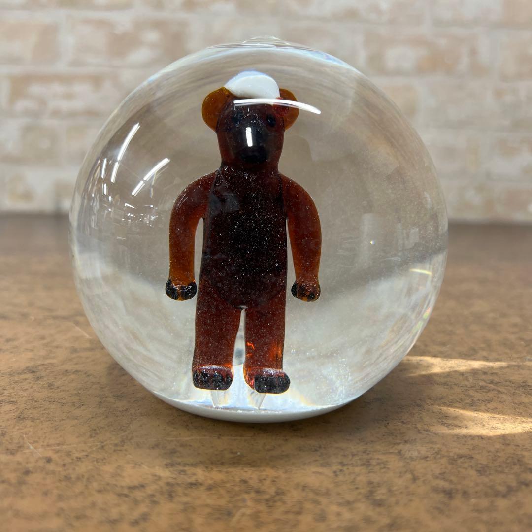 D3【used】 GLAS&LICHT グラス&リヒト スノードーム クマ