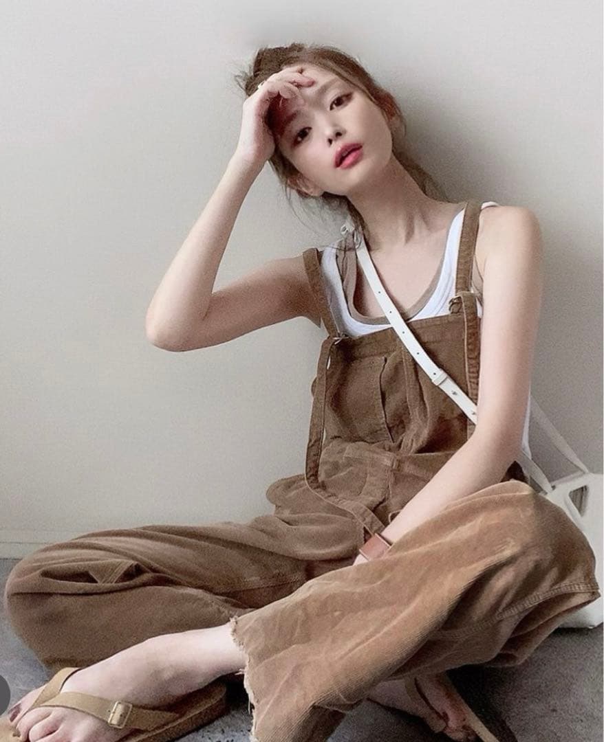 SURT コーデュロイサロペット　オーバーオール