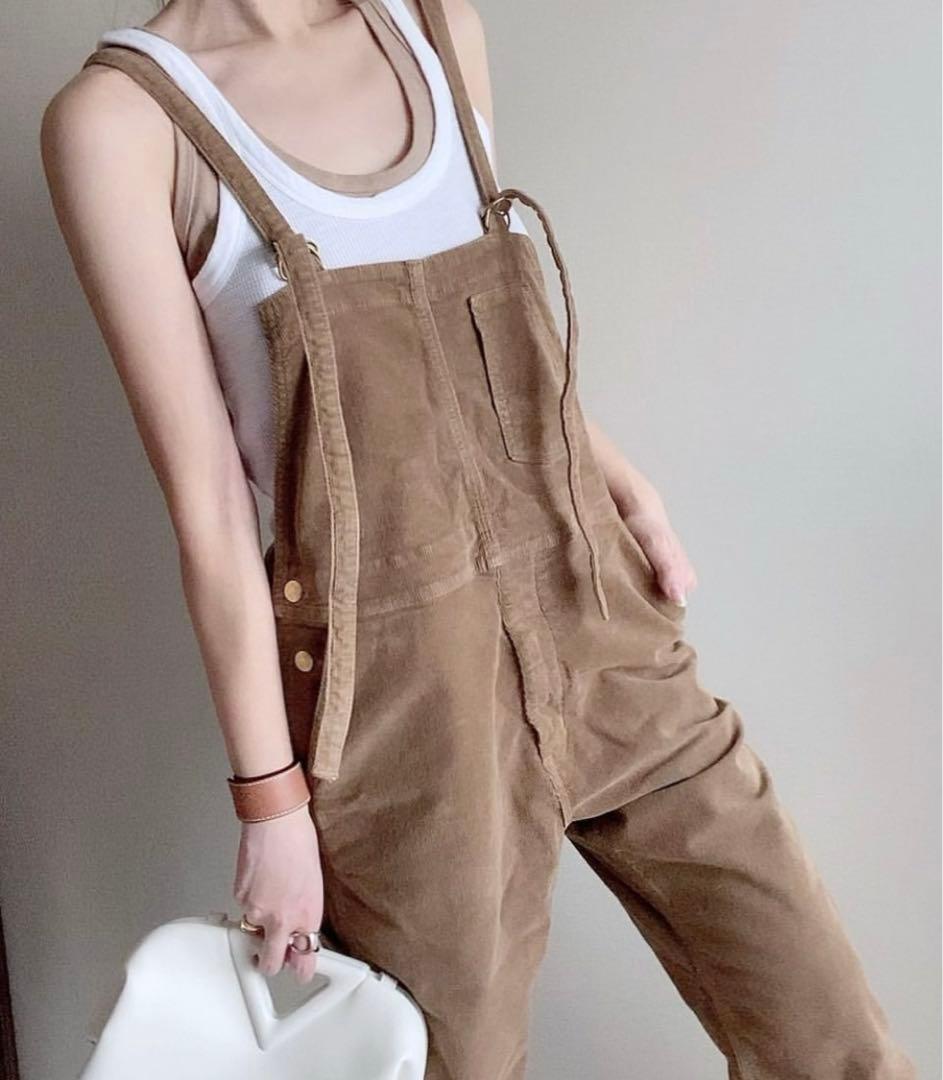 SURT コーデュロイサロペット　オーバーオール