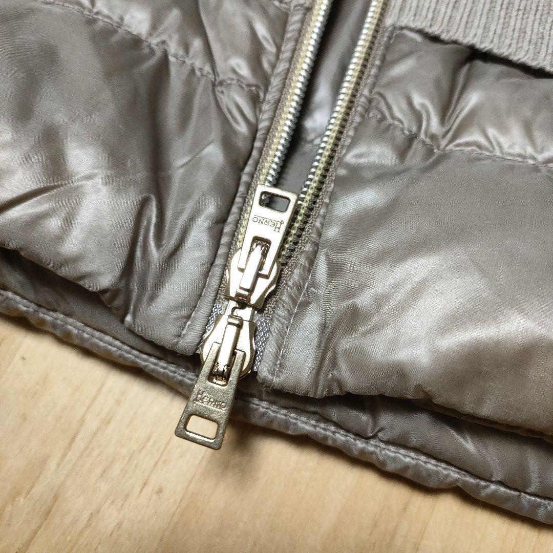 美品✨HERNO ヘルノ 素材切替 ウール　ダウンジャケット　40