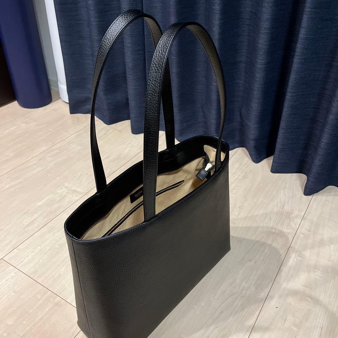 HushTug レザートートブラック