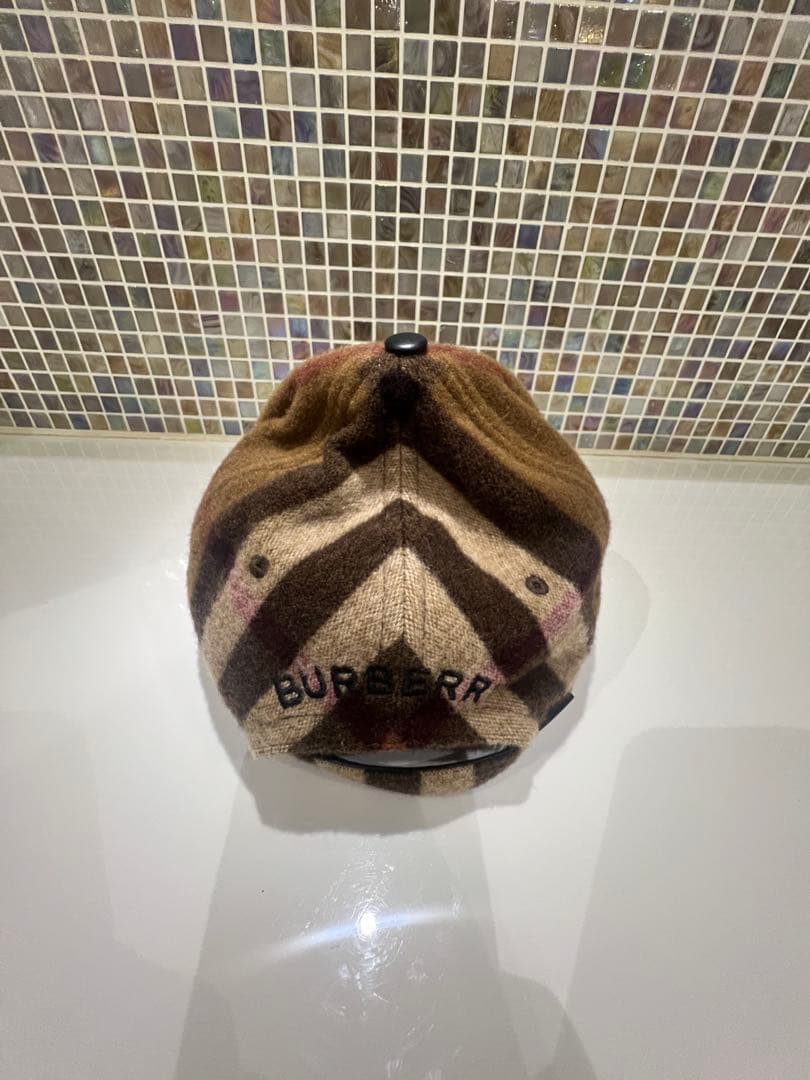 Burberry バーバリー　チェック柄 ベースボールキャップ